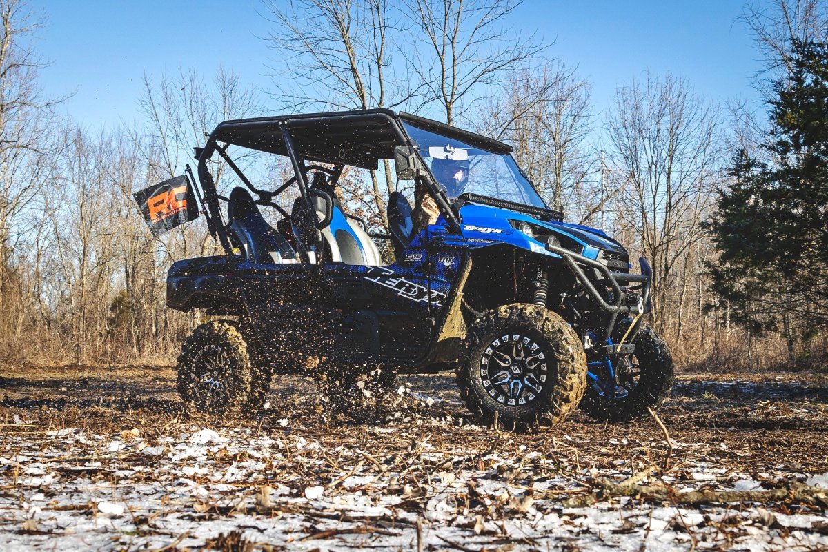 Kawasaki Teryx KRX 4 1000 Suspension Lift Kit - Front + Rear - Rough Country - 2-Inch Lift, Powder-Coated